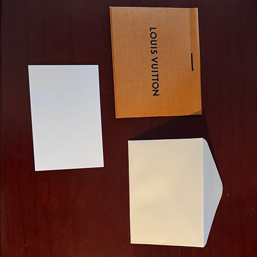 Louis Vuitton Orange Card Sleeve